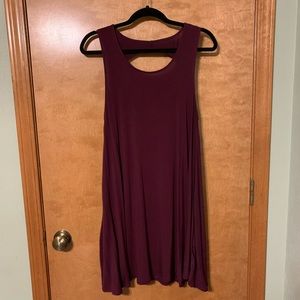 American Eagle Sleeveless Open Back Dress